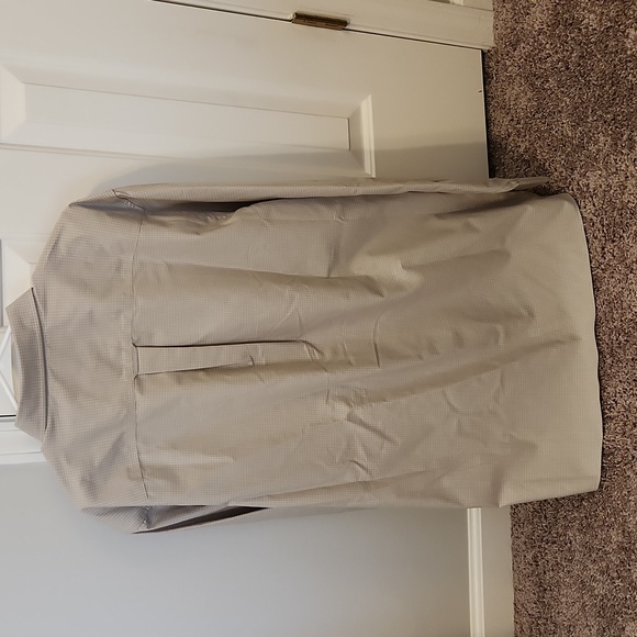 RedHead Men's button down shirt, brown/stone plaid, wrinkle free, size xl - Picture 2 of 6